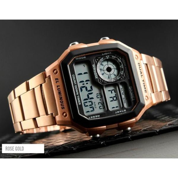 Чоловічий годинник Skmei 1335 Ripple Rose Gold L133590 фото