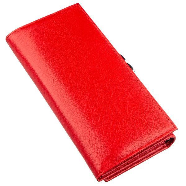 Женский кошелек с монетницей на защелке ST Leather 18957 Красный b18957 фото