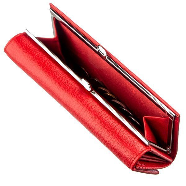 Женский кошелек с монетницей на защелке ST Leather 18957 Красный b18957 фото
