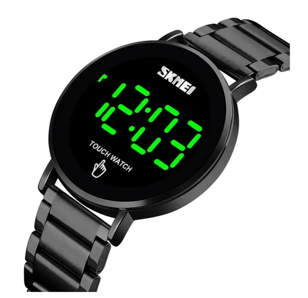 Наручные женские часы Skmei 1550 Light II (Черные) L155071 фото