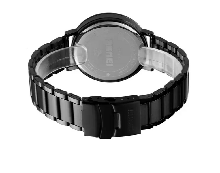 Наручные женские часы Skmei 1550 Light II (Черные) L155071 фото