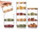 Набор 4 стеклянных емкости Cadassi 400 мл для хранения продуктов с бамбуковой крышкой ST-7089-2 фото 2