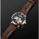 Чоловічий наручний годинник Besta Skeleton UA (Коричневий) L703009 фото 6