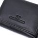 Удобный компактный кошелек с монетницей из натуральной кожи ST Leather 22742 Черный b22742 фото 5