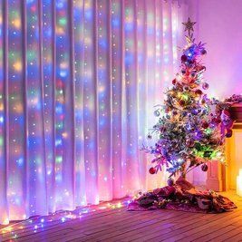 Гирлянда штора Водопад 480 RGB led 3.0х3.0м Цветная L20064011 фото