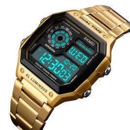 Чоловічий годинник Skmei 1335 Ripple Gold L133502 фото