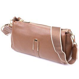Жіноча сумка через плече з натуральної шкіри Vintage 22288 Бежева b22288 фото
