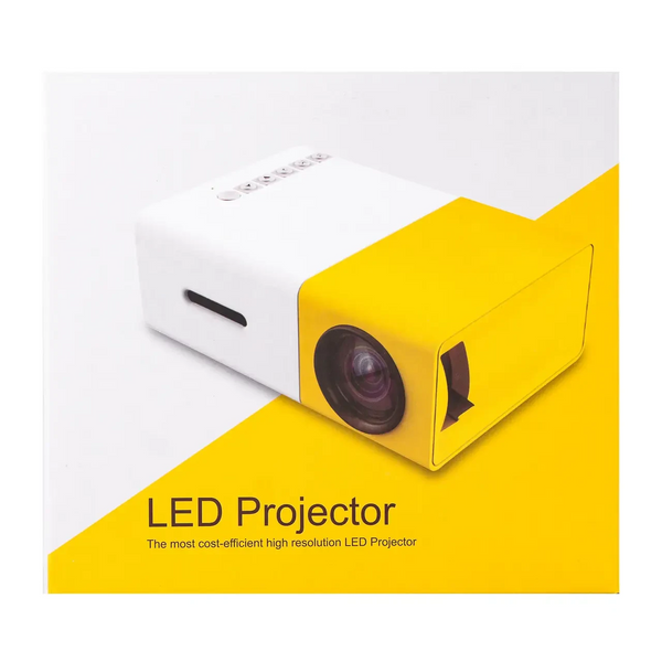 Проектор портативний для дому HD Led з вбудованим динаміком HP176094 фото