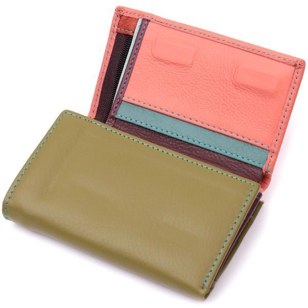 Модный женский кошелек из натуральной кожи ST Leather 19464 Разноцветный b19464 фото