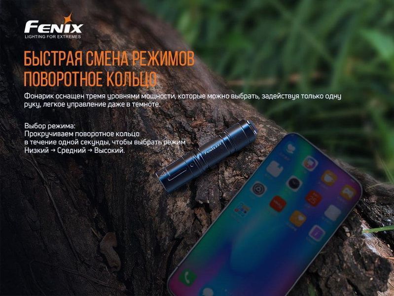 Ручной фонарик Fenix E01 V2.0 100лм 1хААА (Черный) L703333 фото