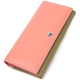 Практичный кошелек для женщин из натуральной кожи ST Leather 22520 Разноцветный b22520 фото