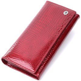 Кошелек для женщин из натуральной лакированной кожи ST Leather 22680 Красный b22680 фото
