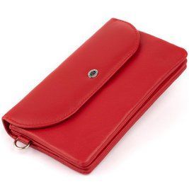 Клатч из кожи женский ST Leather 19321 Красный b19321 фото