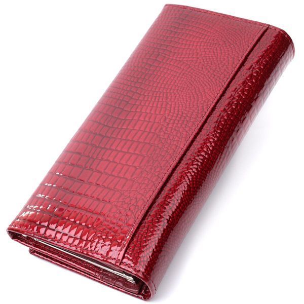 Кошелек для женщин из натуральной лакированной кожи ST Leather 22680 Красный b22680 фото