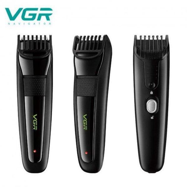 Машинка акумуляторна для стрижки VGR V-015 (Чорний) L01500 фото