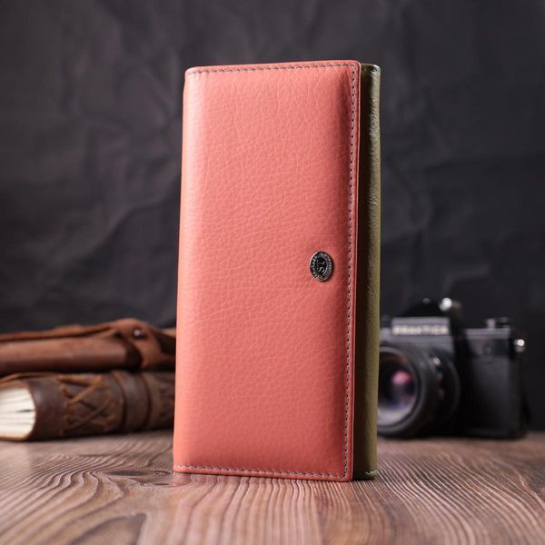 Практичний гаманець для жінок з натуральної шкіри ST Leather 22520 Різнокольоровий b22520 фото