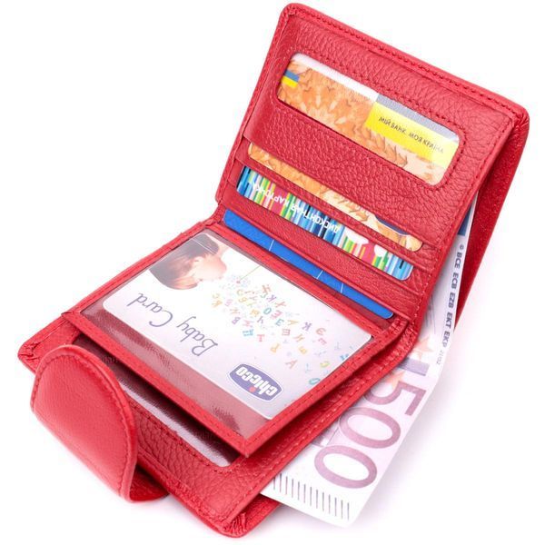 Женский кошелек вертикального типа из натуральной кожи ST Leather 22453 Красный b22453 фото