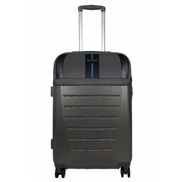Валіза Semi Line 24" (M) Dark Brown/Blue Line (T5736-2) DDAS303804 фото