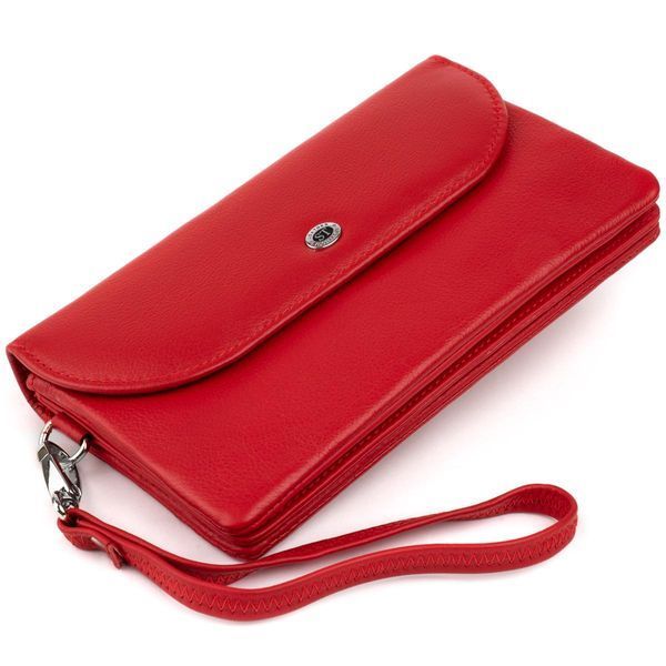 Клатч из кожи женский ST Leather 19321 Красный b19321 фото