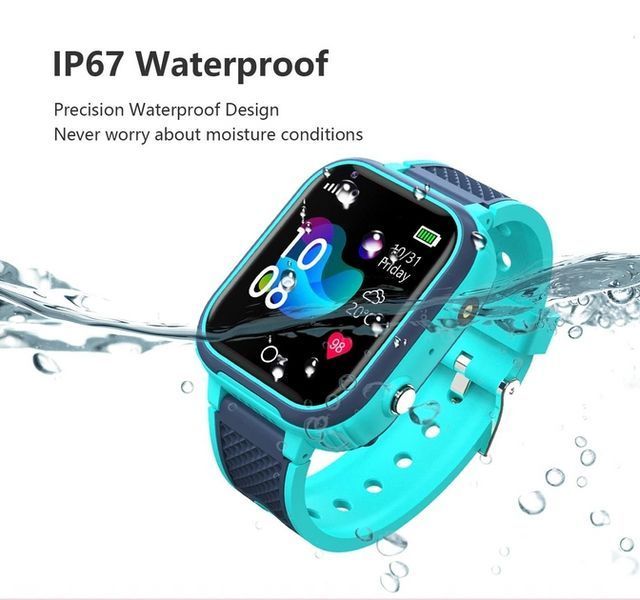 Дитячий наручний розумний годинник Smart Baby Watch LT21 з GPS Синій L9006830 фото