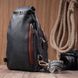 Женская сумка через плечо с отверстием для наушников из экокожи Vintage 22787 Черная b22787 фото 11