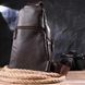 Удобная мужская сумка через плечо из натуральной кожи 21308 Vintage Коричневая b21308 фото 7