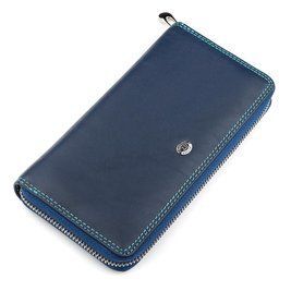 Кошелек женский ST Leather 18375 (SB71) на молнии Синий b18375 фото
