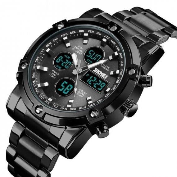 Мужские наручные часы Skmei Molot Limited AllBlack (Черный) L120905 фото