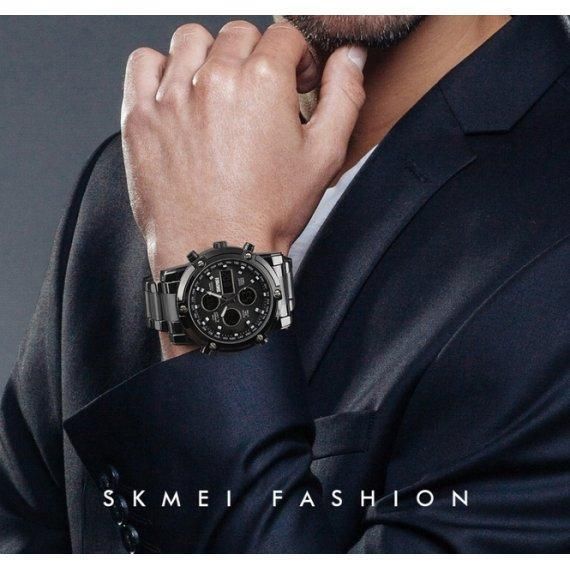 Мужские наручные часы Skmei Molot Limited AllBlack (Черный) L120905 фото