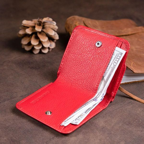 Маленький кошелек на кнопке женский ST Leather 19239 Красный b19239 фото