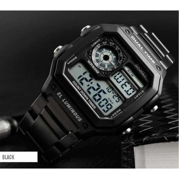 Чоловічий годинник Skmei 1335 Ripple Black L133593 фото