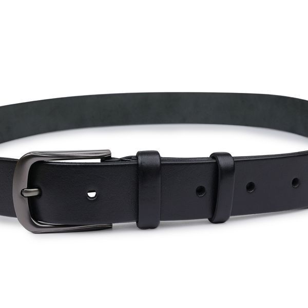 Классический ремень для мужчин Vintage 20708 Черный b20708 фото