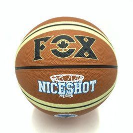 Мяч баскетбольный Fox ball №7 коричнево-бежевый RT-NE-BAS-1026 фото