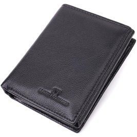 Вертикальный кошелек для мужчин из натуральной кожи ST Leather 22464 Черный b22464 фото