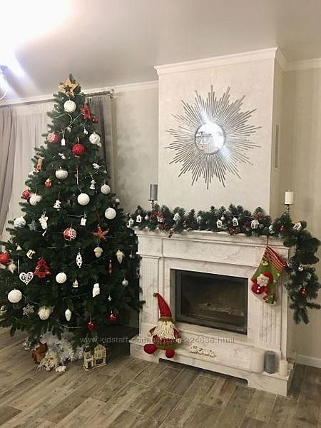 Искусственная пушистая елка Элит (высота 2.1 м) литая Зеленая L7004203 фото