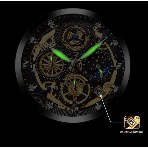 Чоловічий кварцовий класичний годинник WishDoIt Baks L700216 фото