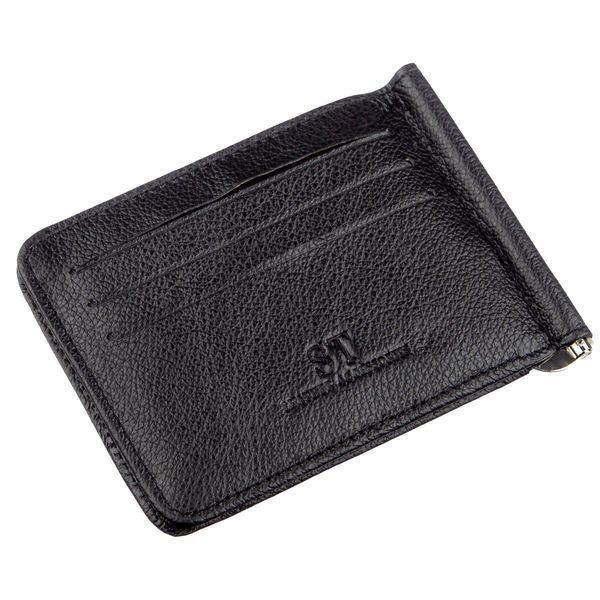 Кожаный мужской зажим на магните ST Leather 18937 Черный b18937 фото