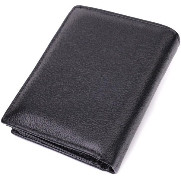 Вертикальный кошелек для мужчин из натуральной кожи ST Leather 22464 Черный b22464 фото