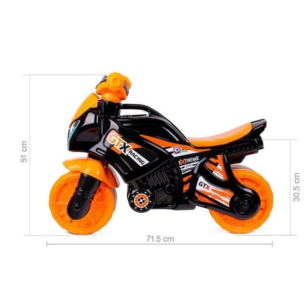 Каталка-беговел "Мотоцикл" ТехноК 5767TXK Черный RT-5767TXK(Orange) фото