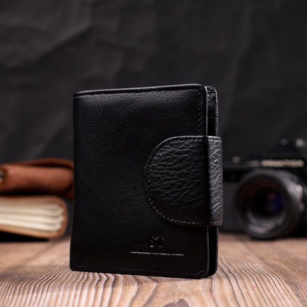 Кошелек для женщин вертикального типа из натуральной кожи ST Leather 22451 Черный b22451 фото