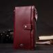 Яскравий жіночий гаманець-клатч з натуральної шкіри ST Leather 19433 Бордовий b19433 фото 7