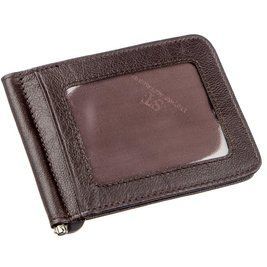 Удобный мужской зажим для купюр ST Leather 18938 Коричневый b18938 фото