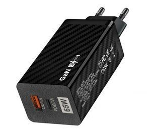Зарядное устройство GaN BK378 USB Type-C 65W Сетевой адаптер L37800 фото