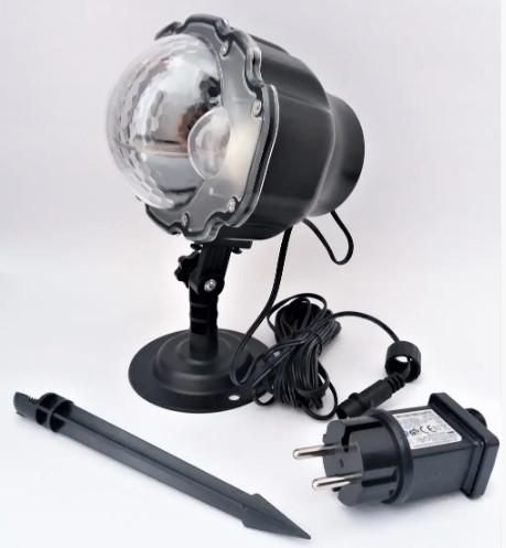 Лазер диско проектор уличный WL-809 Snow Flower Lamp (4 цвета) 1 режим L67366 фото