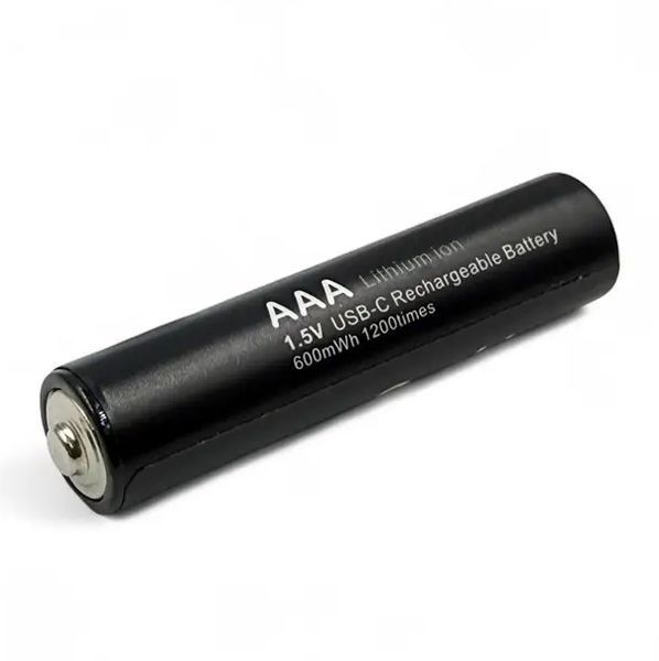 Акумулятор AAA Soshine Li-ion R03 400mAh 10440 USB 1.5V (Чорний) L718414 фото