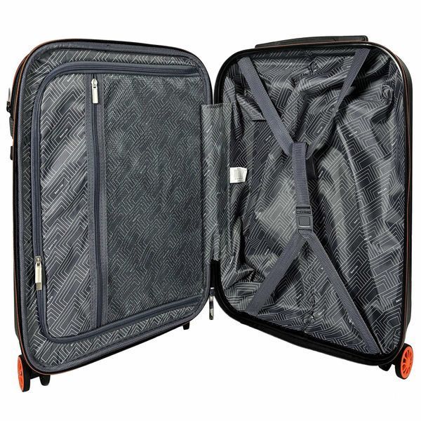 Валіза Semi Line 20" (S) Black/Orange Line (T5734-1) DDAS303800 фото