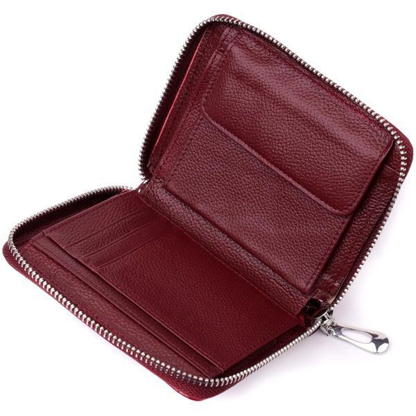 Практичный кошелек для женщин из натуральной кожи ST Leather 22450 Бордовый b22450 фото