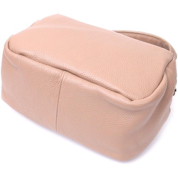 Сумка для женщин на два отделения из натуральной кожи Vintage 22345 Бежевая b22345 фото