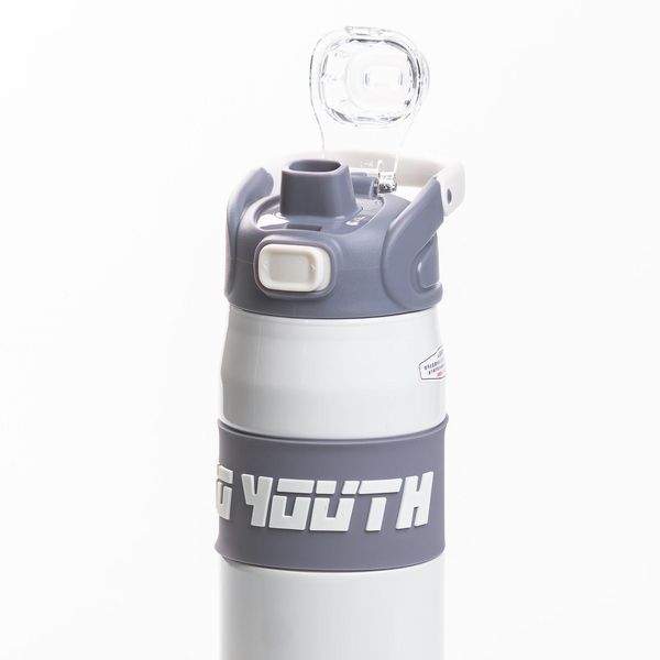 Термос спортивный TO YOUTH 680 мл с мундштуком белый HP-14-54W фото