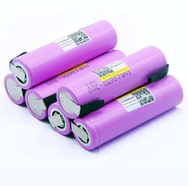 Аккумулятор высокотоковый LiitoKala Li-ion 18650 3000mAh 3,7V (INR18650-30Q) 20A Сиреневый L900818 фото